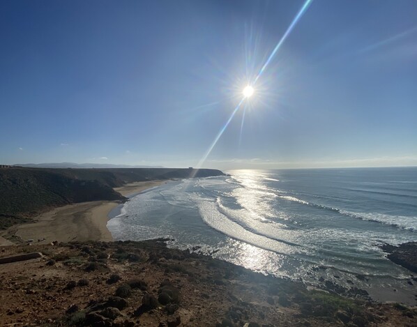 Enjoy breathtaking ocean views from this serene coastal landscape.