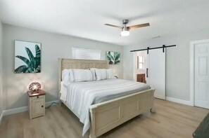 3 bedrooms, iron/ironing board, travel cot, free WiFi