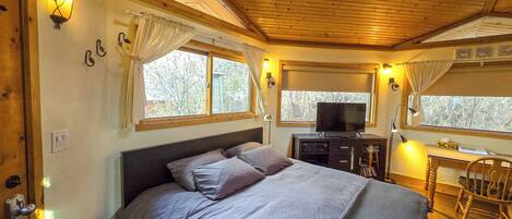 1 dormitorio, tabla de planchar con plancha, Internet