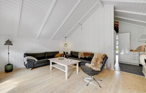 Een televisie en een open haard