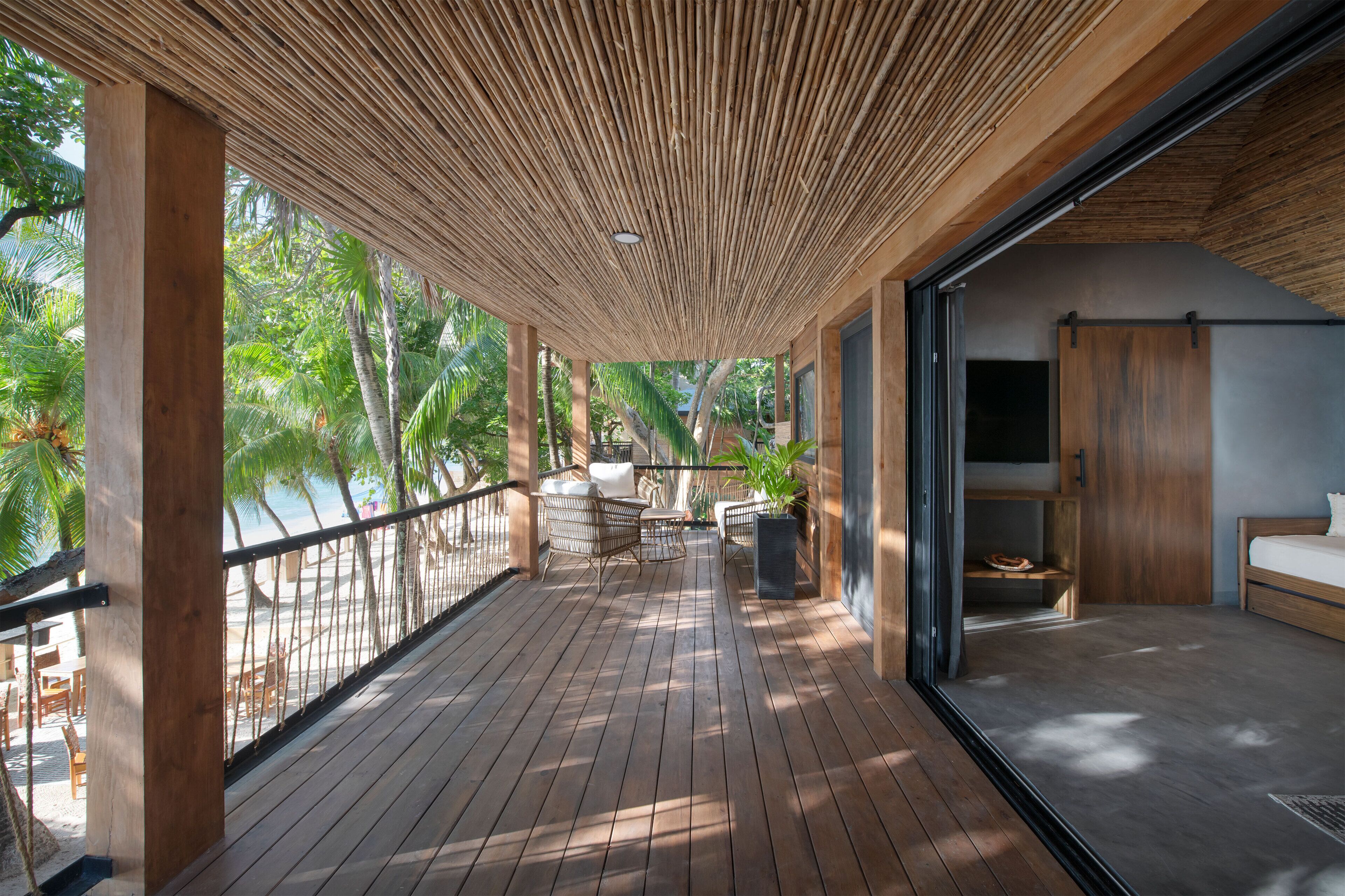 Habitación de lujo, 1 habitación, terraza, frente a la playa | Terraza o patio