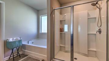 Free toiletries, hair dryer, towels