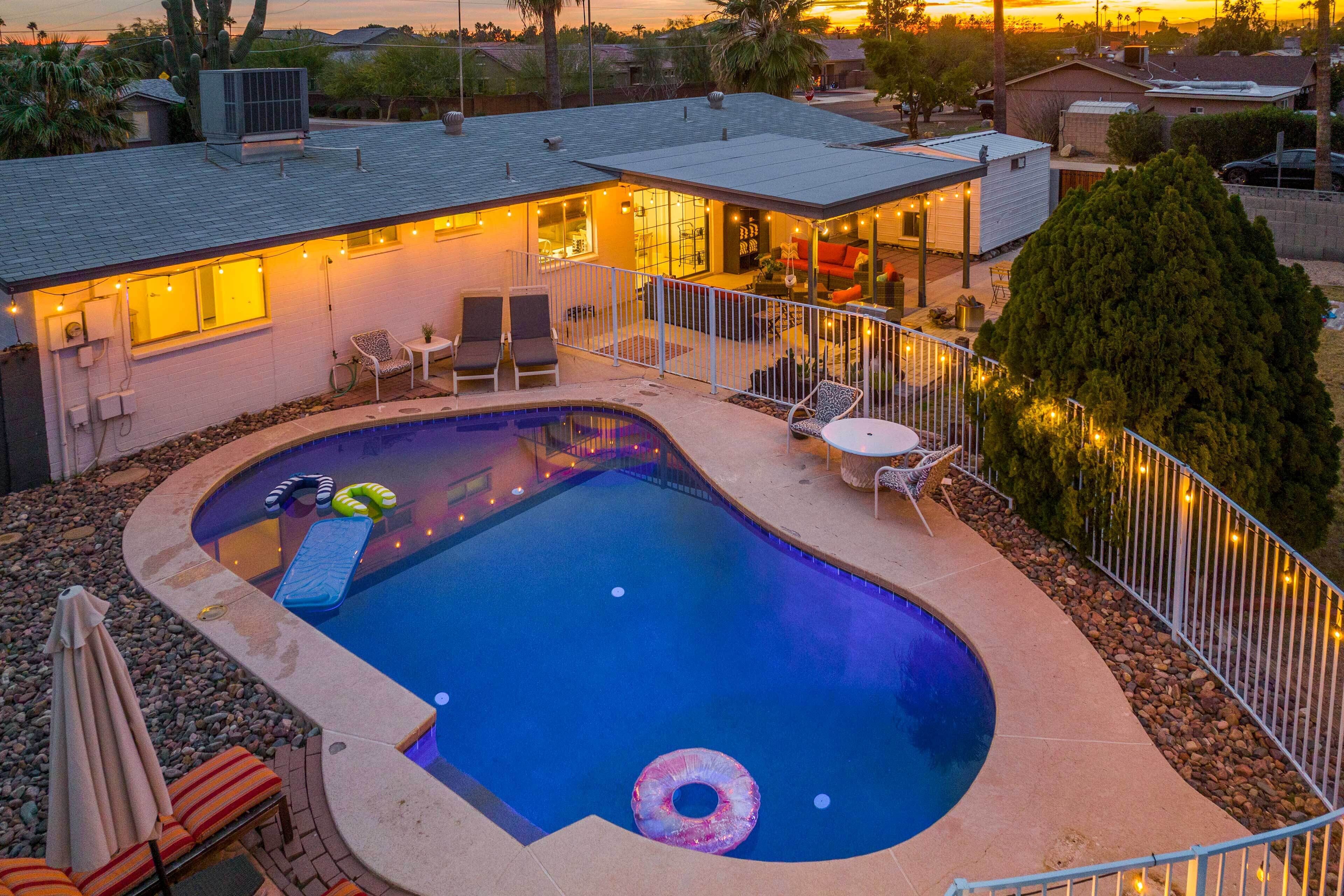 Pet-Friendly Phoenix Retreat w/ Pool & Fire Pit!