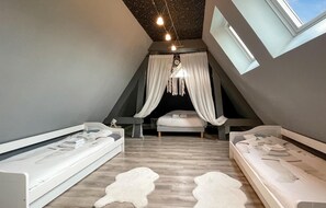 4 slaapkamers, reisbedje, gratis wifi, beddengoed