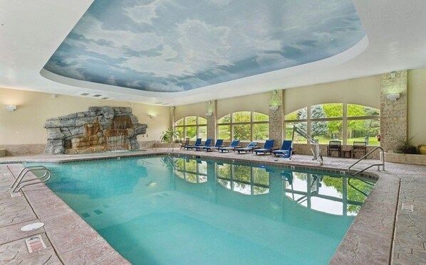 Indoor pool, a heated pool