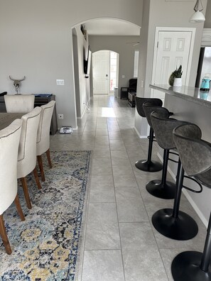 Bar Seating on kitchen island - Spacious Golf Course Getaway (Surprise)