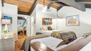 2 habitaciones, tabla de planchar con plancha, wifi y ropa de cama