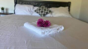 3 slaapkamers, een strijkplank/strijkijzer, reisbedje, gratis wifi