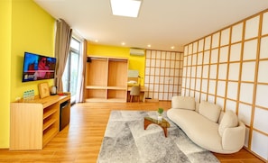 Habitació quàdruple Deluxe | Llençols de cotó egipci i roba de llit d'alta qualitat