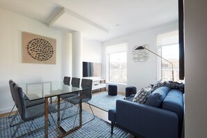 Apartment, Accessible | 3 bedrooms - Modern 3 BR Loft -shared Deck - gym - Mins to NYC (Hoboken)