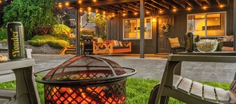 West Nine Retreat with Outside Swing Bed & Views