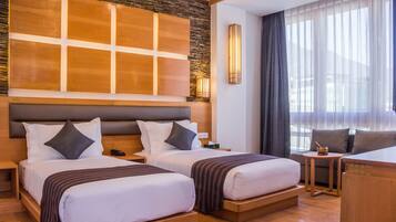 Superior kamer | 1 slaapkamer, een minibar, een kluis op de kamer