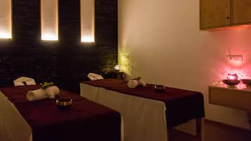 Sale per trattamenti di coppia, aromaterapia, massaggi “deep tissue”