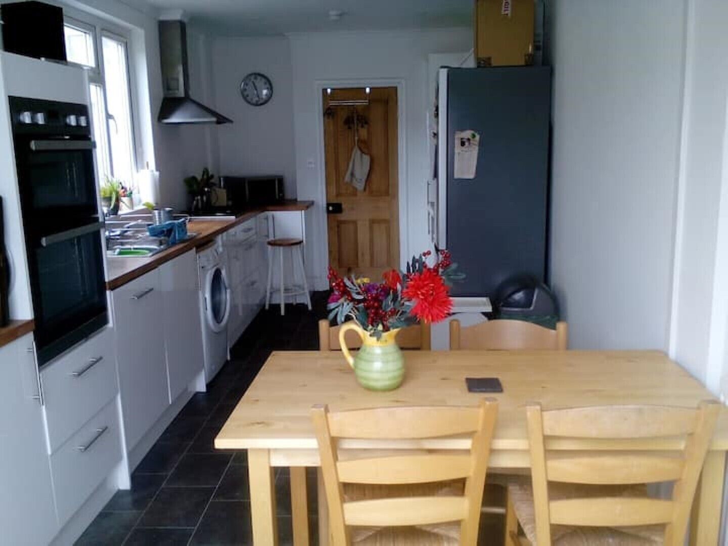 Kitchen and dining area