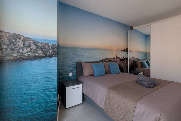 Desk, iron/ironing board, travel crib, free WiFi