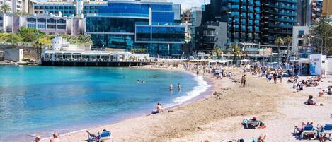 بالقرب من الشاطئ