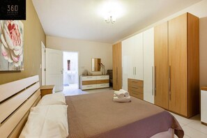 Desk, iron/ironing board, travel crib, free WiFi