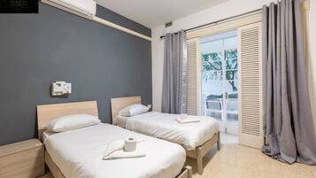 Desk, iron/ironing board, travel cot, free WiFi