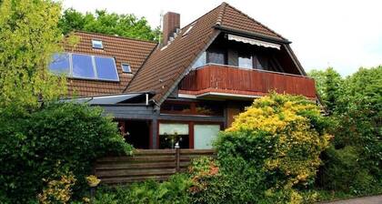 FewoJasmin between city & sea for families(dogs welcome) free bicycles