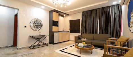 Apartamento premium | Área de estar