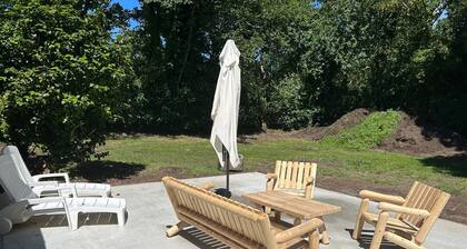 Penty: Direct access to the beach 350m (800m2 enclosed garden)