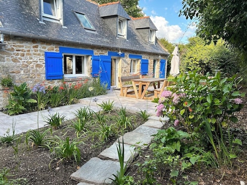 Penty : Zugang zum Strand 350 m (Garten 800 m2 geschlossen)