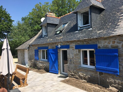 Penty: Accès direct à la plage 350m (Jardin 800m2 clos)