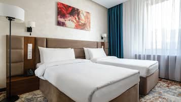 Standard Twin Room | Premium bedding, minibar, in-room safe, desk
