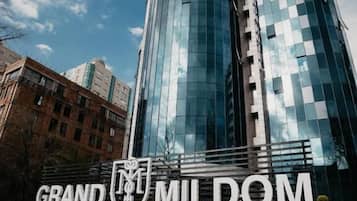 Voorkant van accommodatie