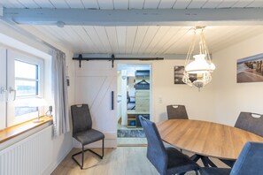 Dining - Vacation home Räidehüs in Almdorf for up to 6 people (Almdorf)