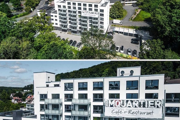 Voorkant van accommodatie