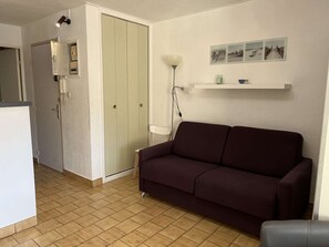 TV - Studio cabin with parking, washing machine, dishwasher, near beach and shops (Cap d'Agde)