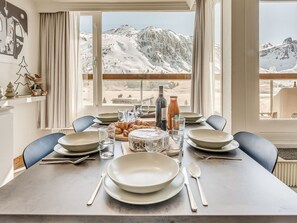 Dining - Premium Apartment in Tignes for 6 ppl with WIFI (Tignes)