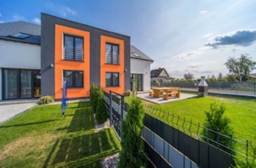 Haus KATAMARAN  4 Schlafzim. Ostsee Seeblick Garten Grill W-Lan Spielplatz Angel