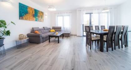 Haus KATAMARAN 4 Schlafzim. Ostsee Seeblick Garten Grill W-Lan Spielplatz Angel