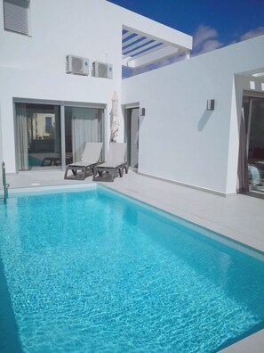 Una piscina climatizada