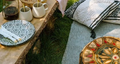 Glamping in Stunning Bell Tent in Bohemia