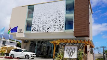 Fassade der Unterkunft