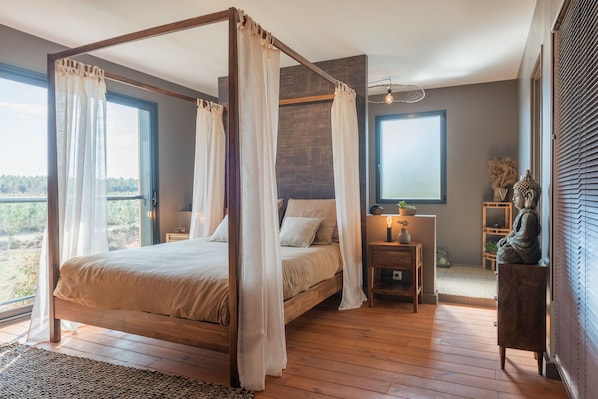 Habitación doble superior, 1 cama Queen size, para no fumadores, vista al jardín | Ropa de cama de alta calidad y camas Select Comfort 