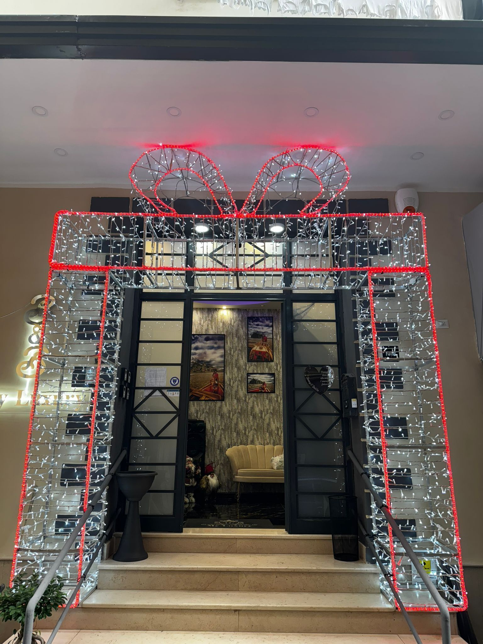 Majoituspaikan julkisivu