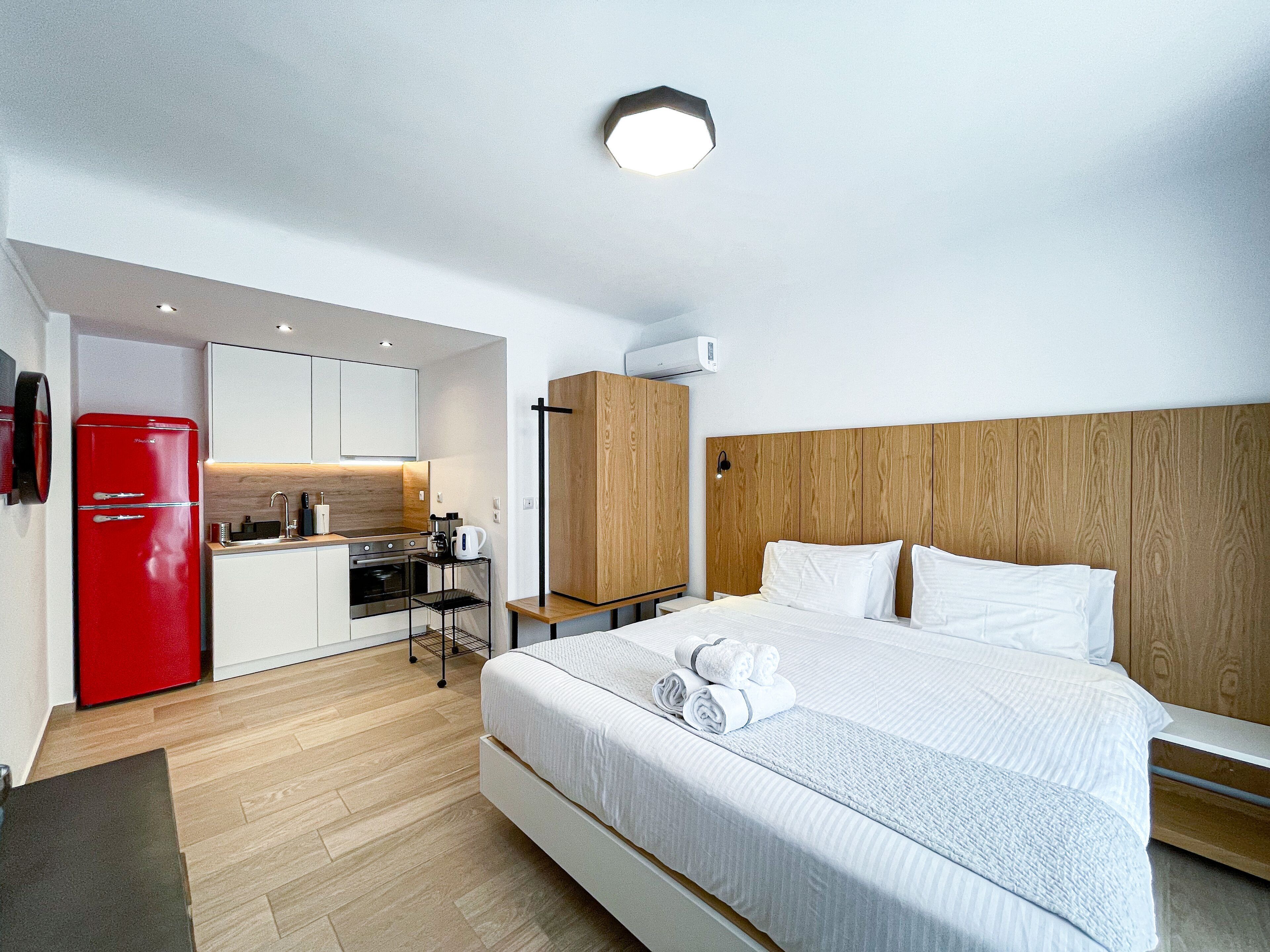 Premium bedding, memory-foam beds, in-room safe, individually decorated
