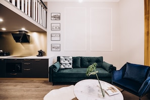Apartamento | Sala de estar | Smart TV 42 polegadas com canais digitais
