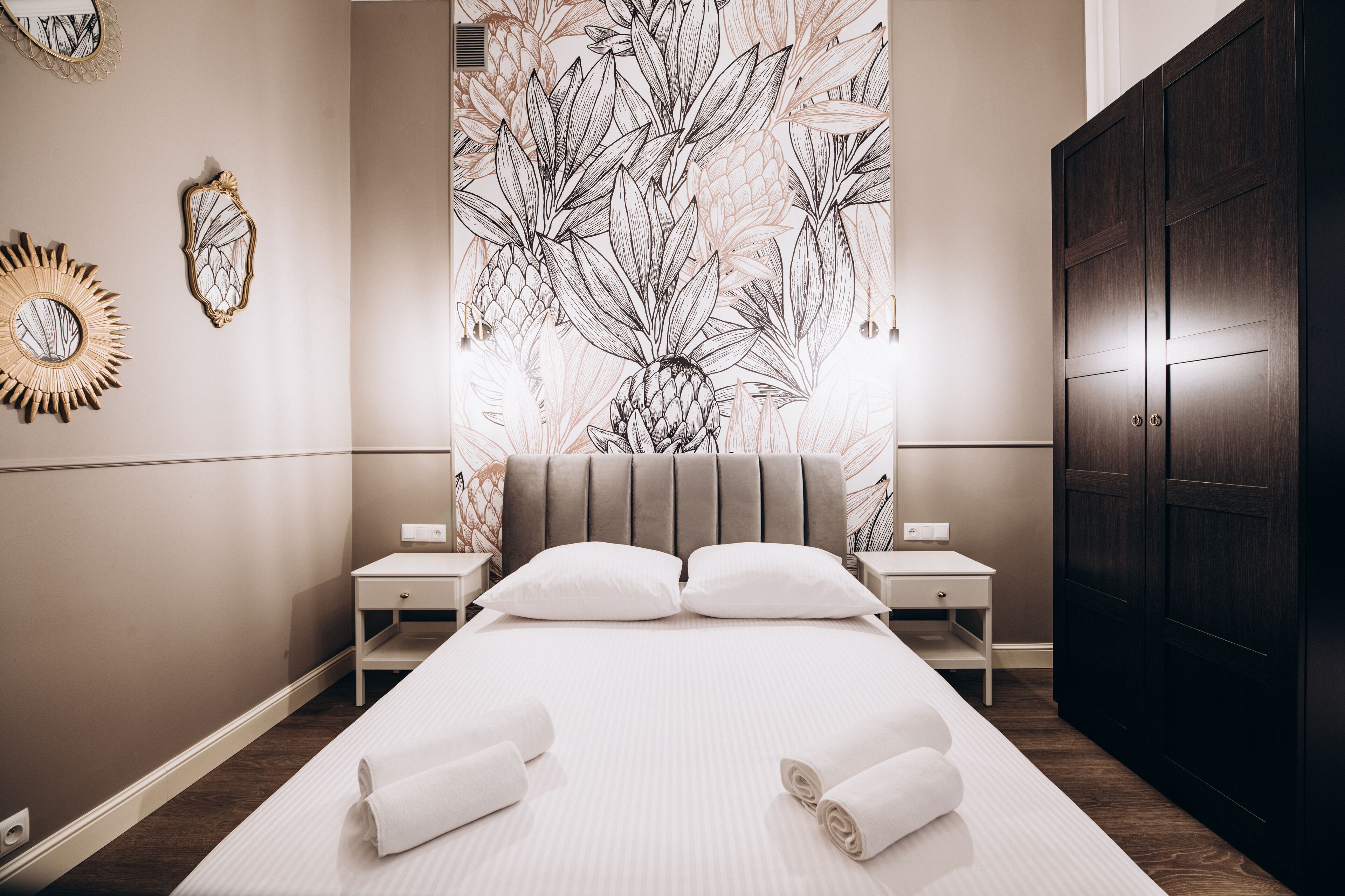 Leilighet | 1 soverom, skrivebord for bærbar PC, lydisolert og strykejern/-brett