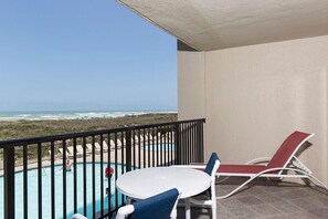 Property grounds - Ocean Vista 205 - Spacious Condo w/ Beachfront Private Balcony, Sand Volleyball, Pool & Spa (South Padre Island)