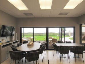 Dining - Ocean Vista 205 - Spacious Condo w/ Beachfront Private Balcony, Sand Volleyball, Pool & Spa (South Padre Island)