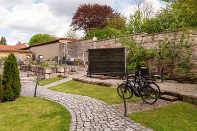 Stylish vacation apartment -Darre- in the old brewery