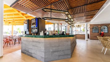 Poolside bar