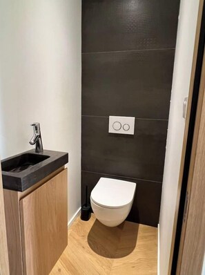 Sèche-cheveux, serviettes fournies, papier toilette