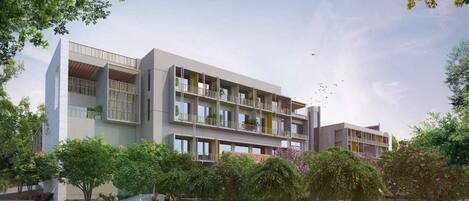 Façade de lâhĂ©bergement