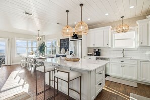 Fridge, microwave, oven, stovetop - Book for Fall! Private Pool! Gulf Views! Sundeck and Balconies! Pet-Friendly! (Port St. Joe)